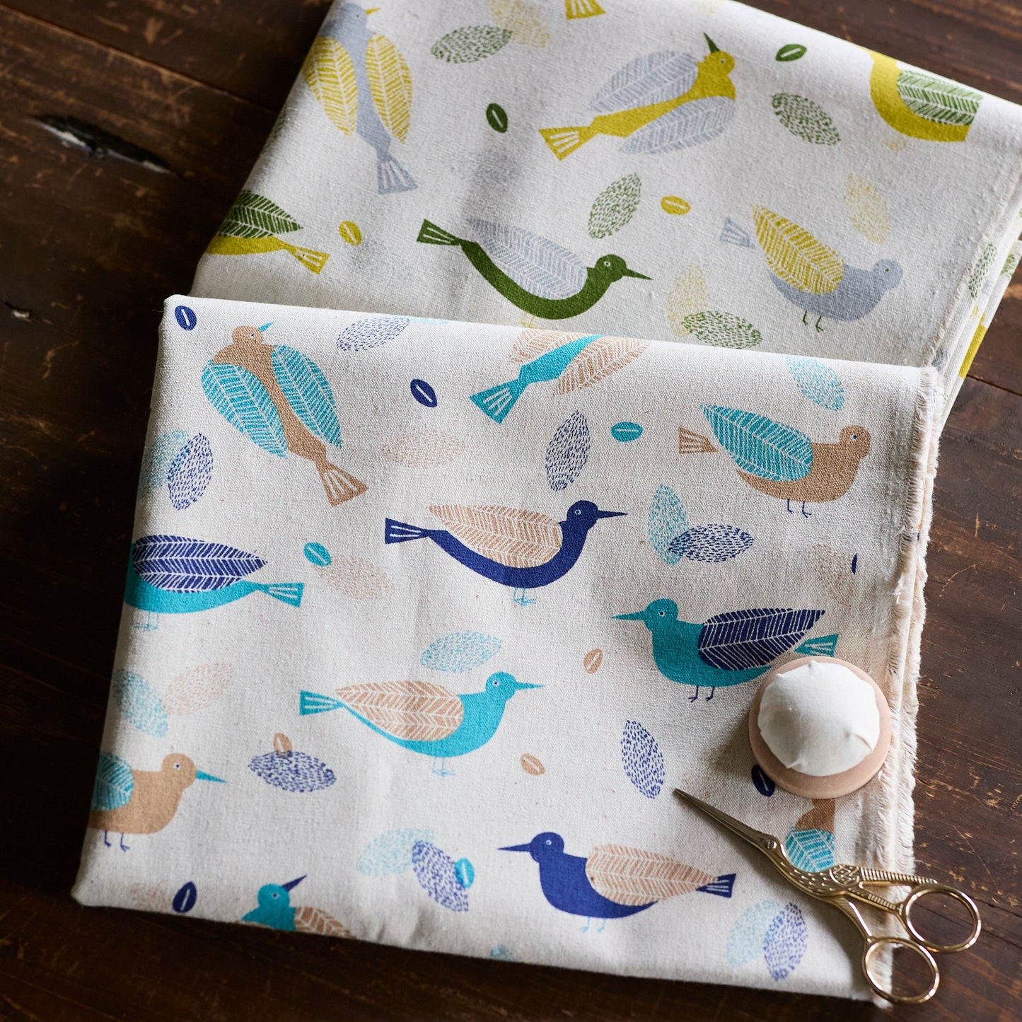 Westex Birds Cotton Linen Canvas