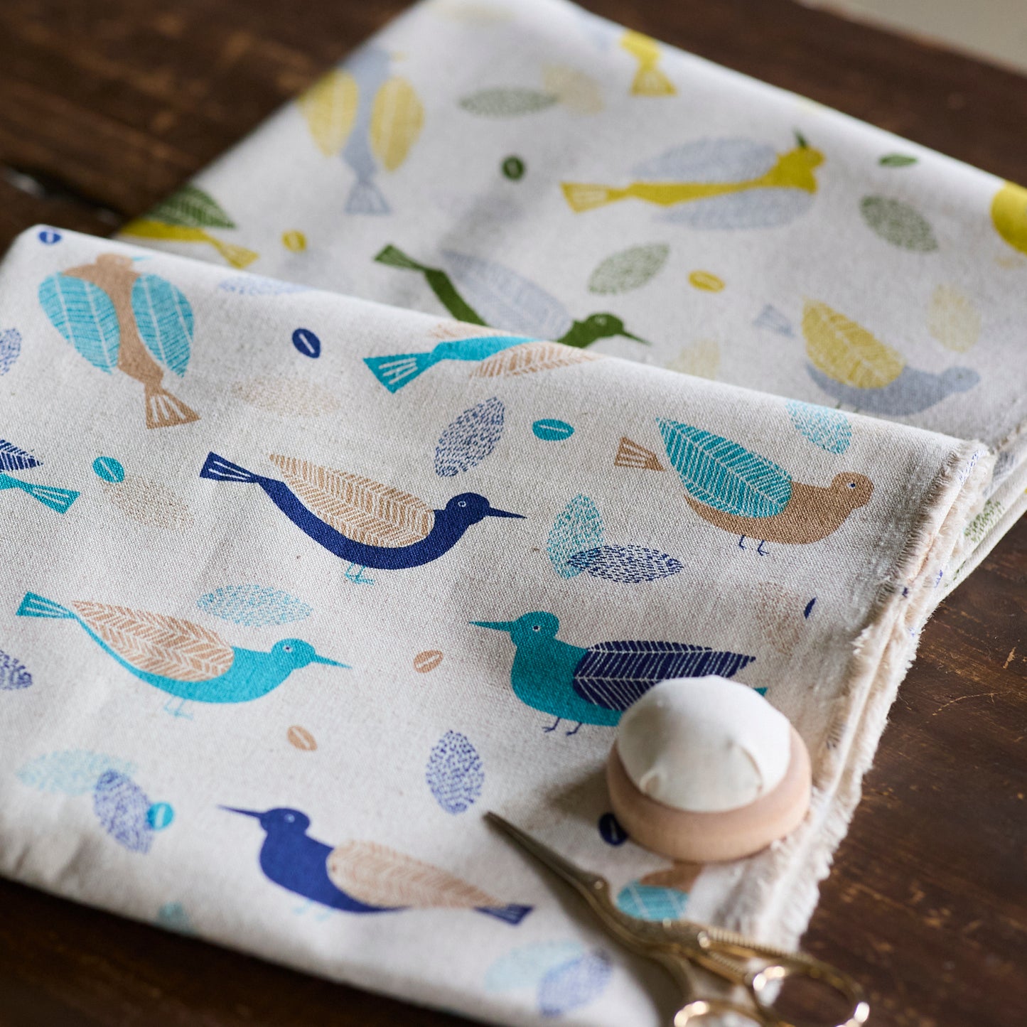 Westex Birds Cotton Linen Canvas