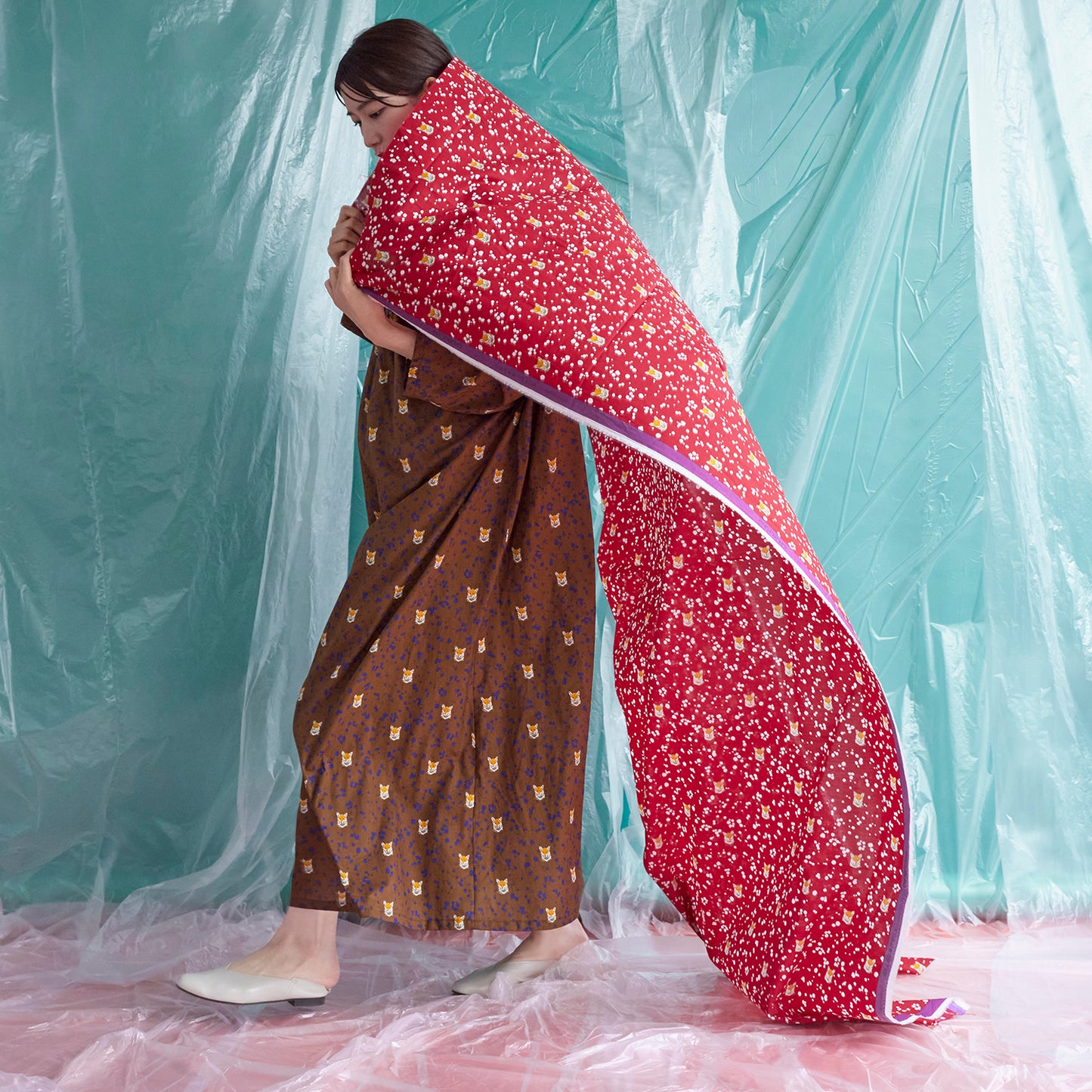 echino Fox Cotton Lawn EKX-98070-71