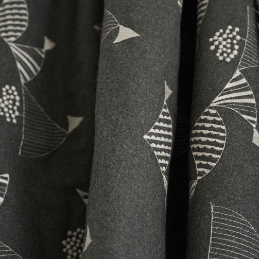 echino Embroidery Garland Light Brushed Viera EKX-98080-81