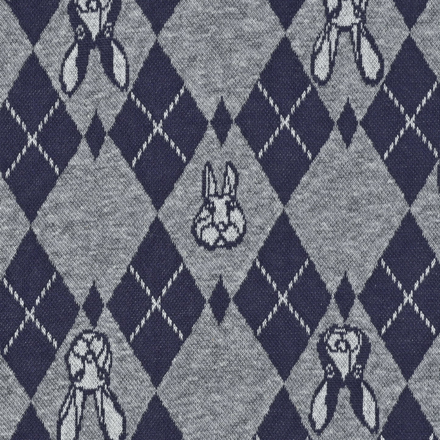 HAyU fabric Rabbit Argyle Knit Jacquard EGX-7711-1