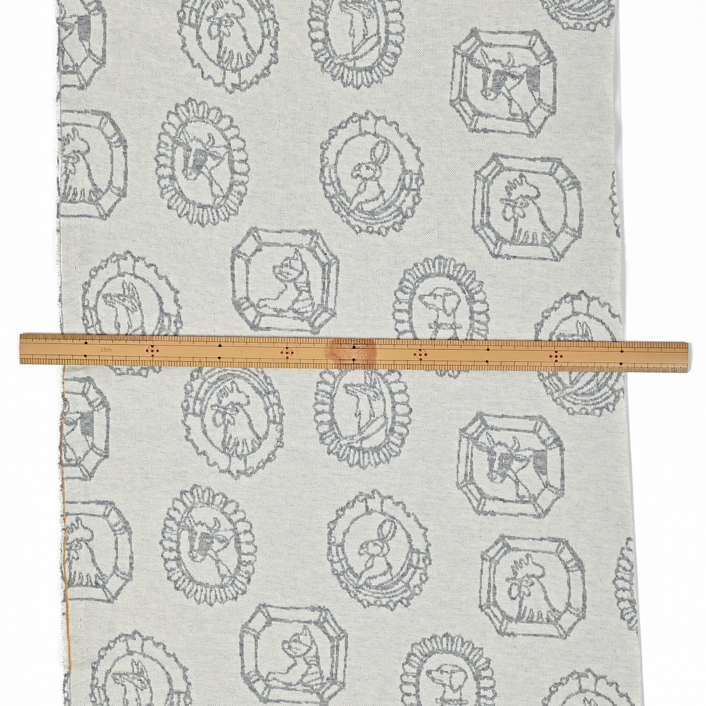 HAyU fabric Flame Animals Knit Jacquard EGX-7711-2