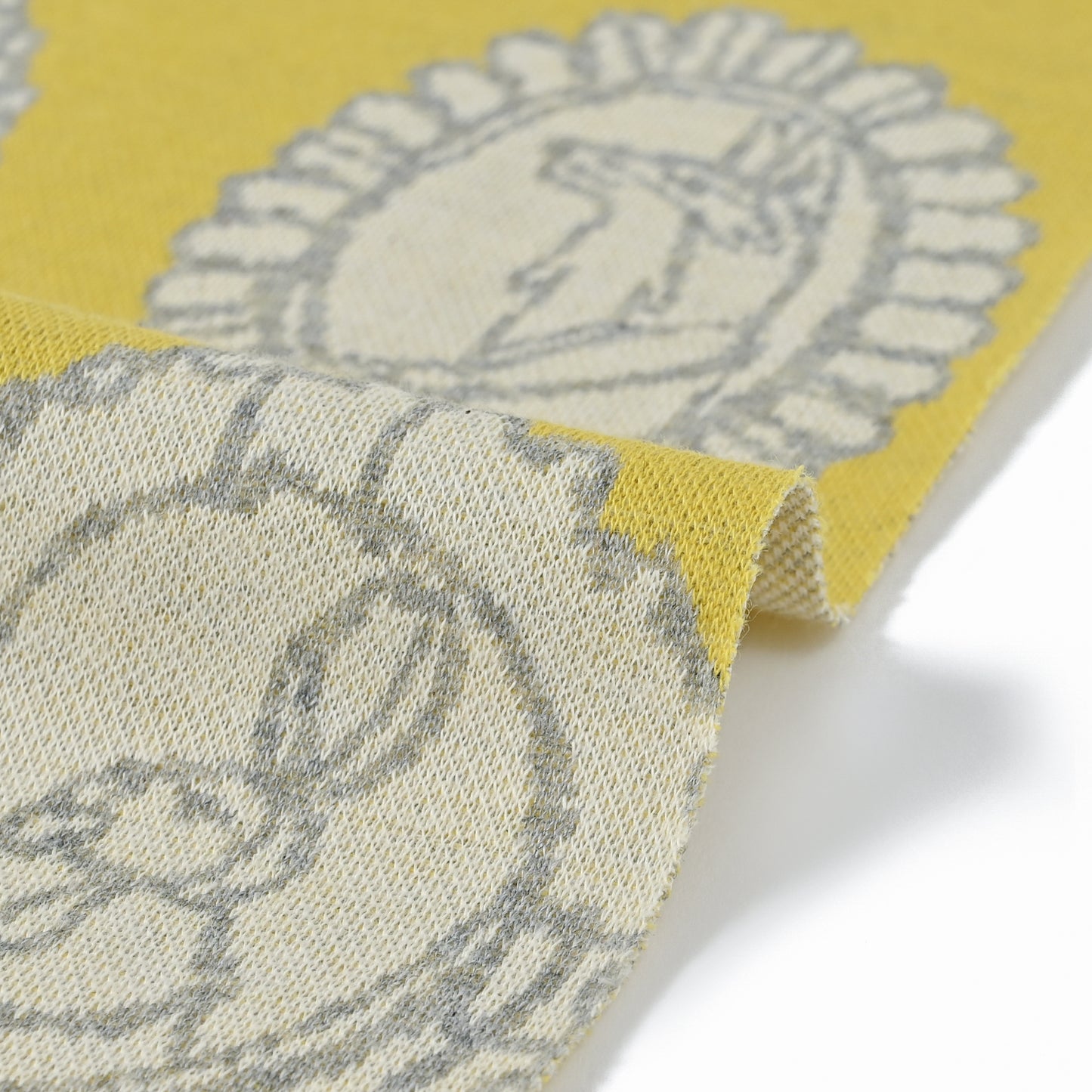 HAyU fabric Flame Animals Knit Jacquard EGX-7711-2