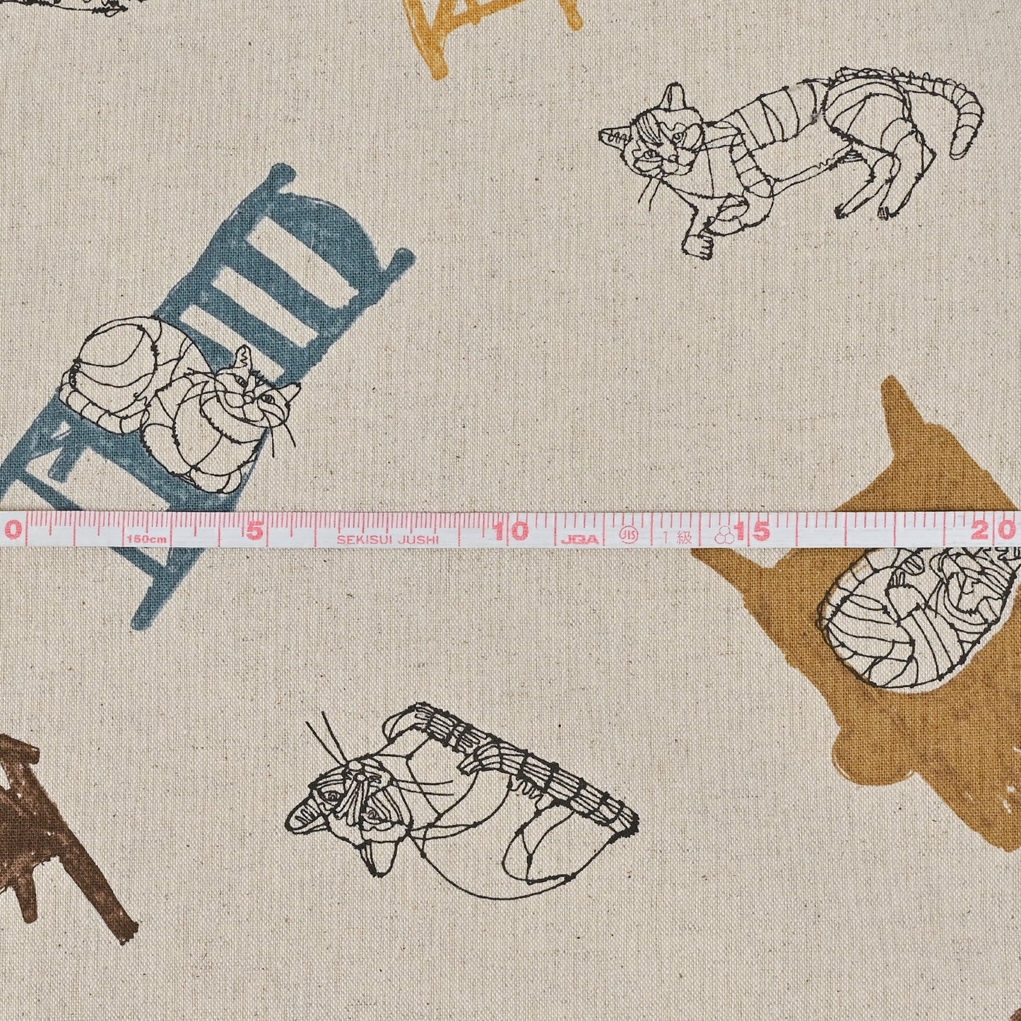 HAyU fabric CATLOAF Canvas EGX-7713-1