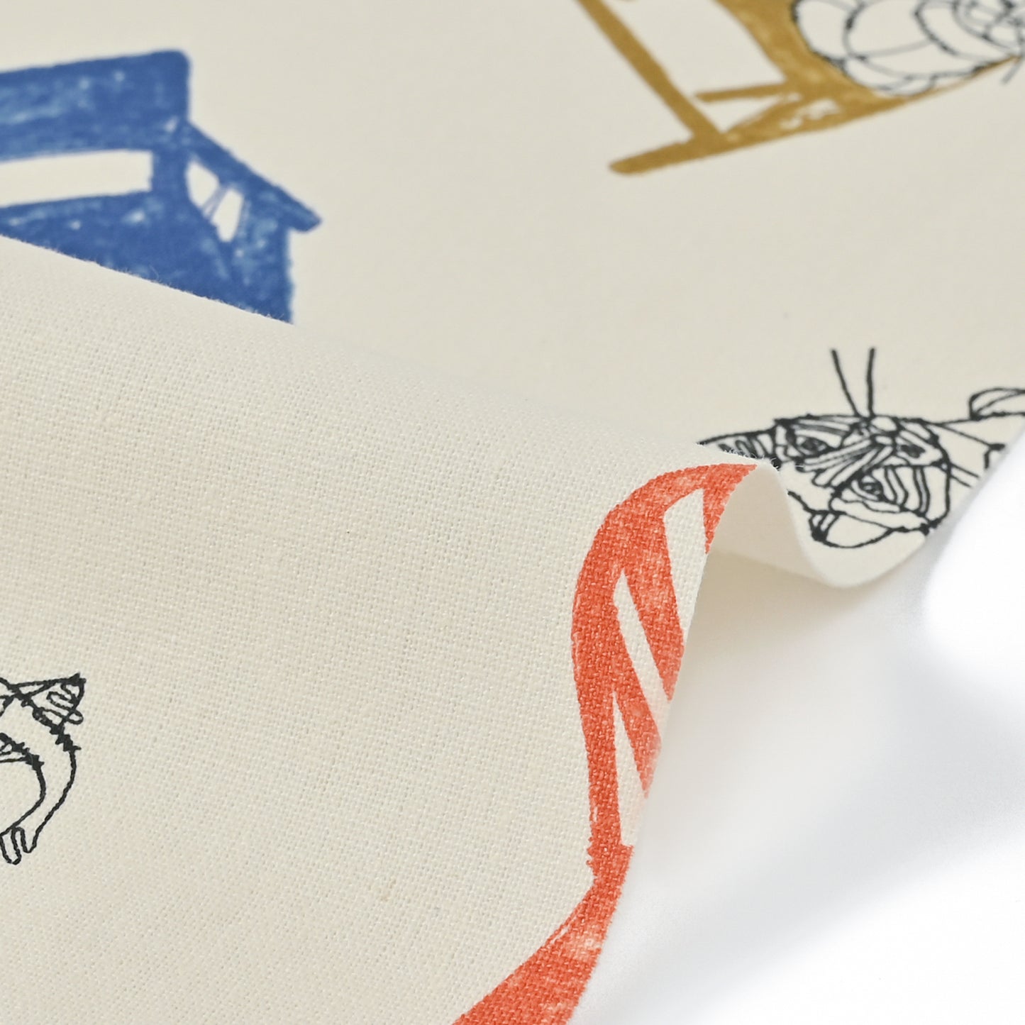 HAyU fabric CATLOAF Canvas EGX-7713-1