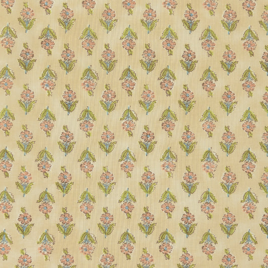 Flownny Sarasa Block Print-esque Flowers Sheeting NFA-3100-101