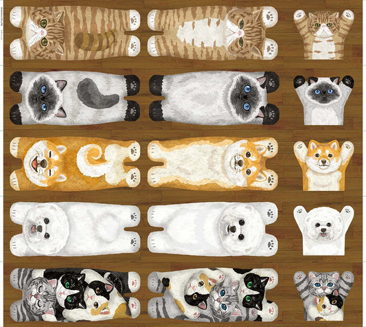 Home Deco Dogs and Cats Wood Sheeting YGA-81030-1