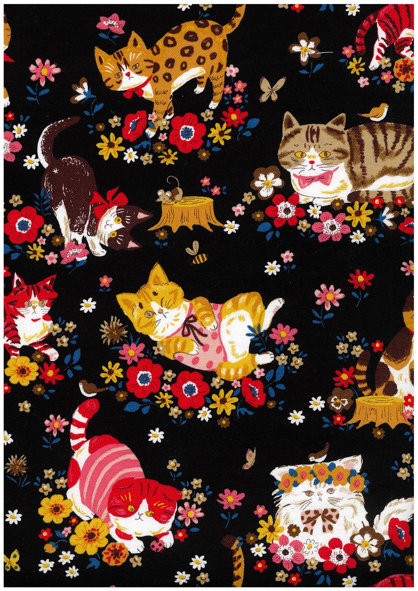 Powerful Animal Cats Garden YGA-81050-1 Oxford