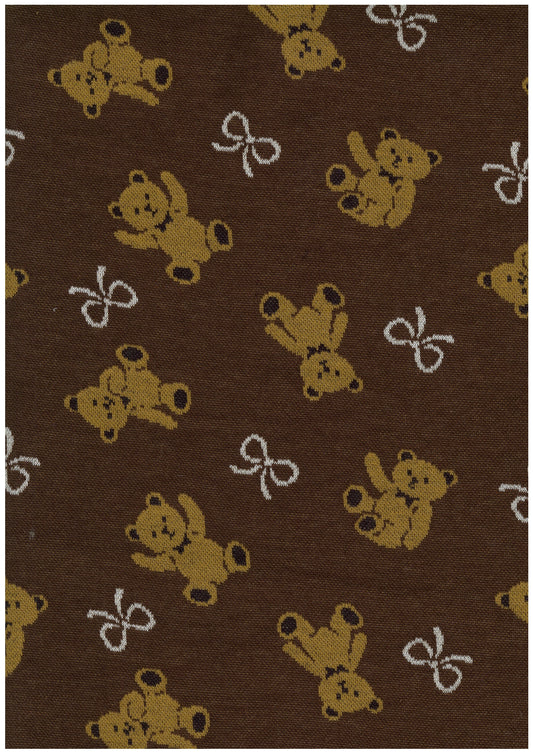 Teddy Bear 100% Cotton Knit Jacquard YGA-86070-2