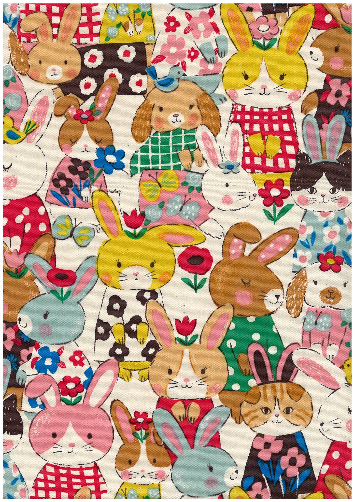 Powerful Animal Rabbit Cotton Oxford YGA-89000-1