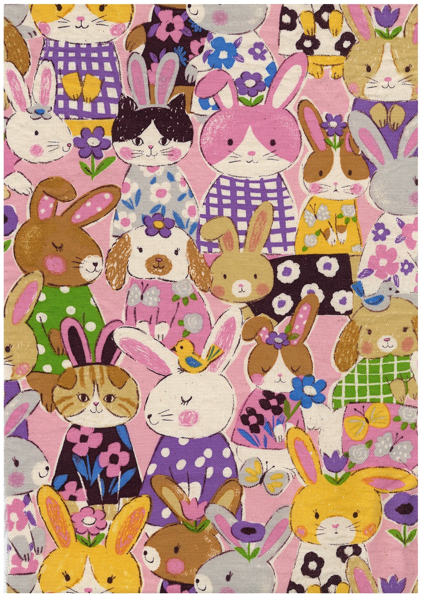 Powerful Animal Rabbit Cotton Oxford YGA-89000-1