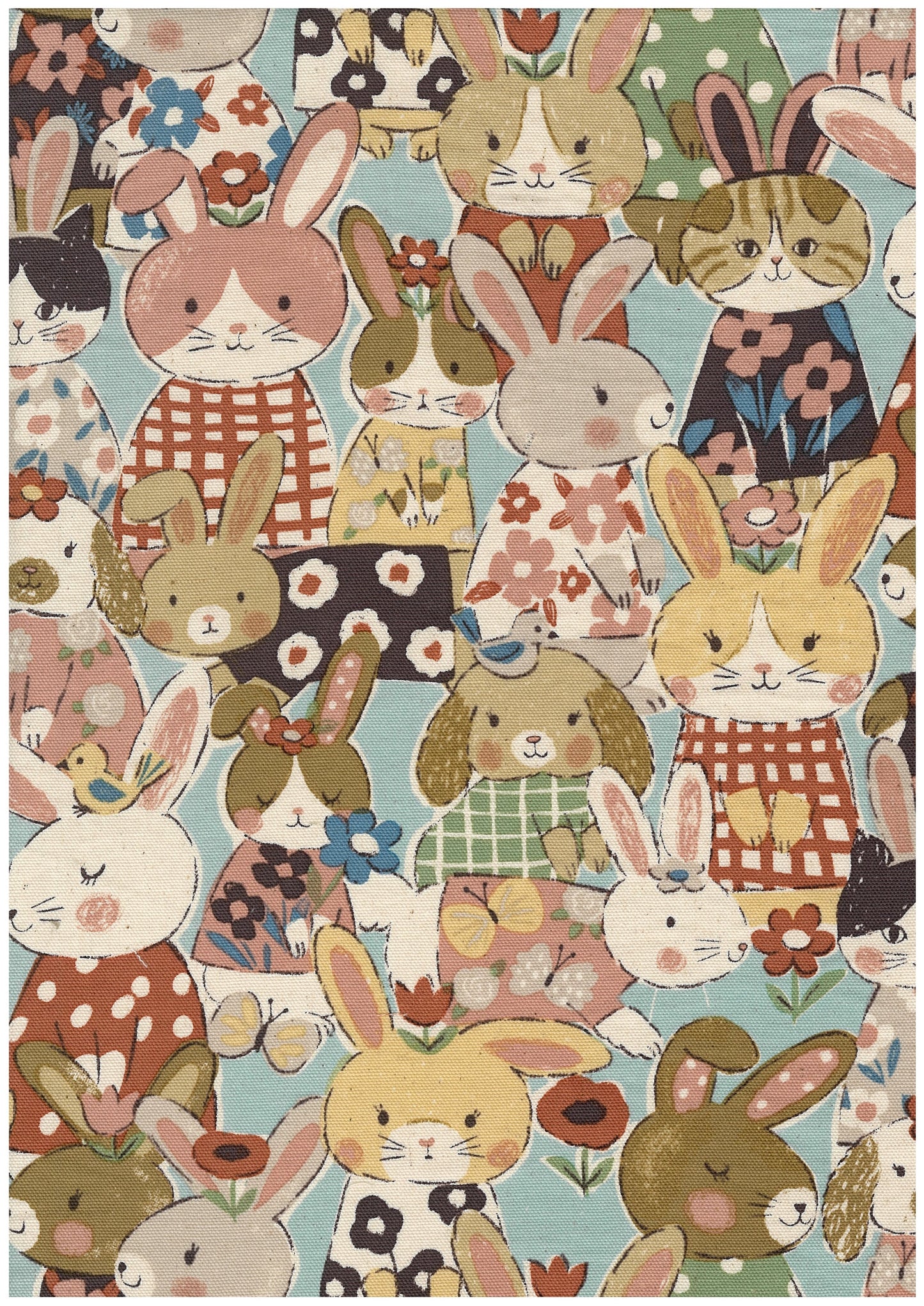 Powerful Animal Rabbit Cotton Oxford YGA-89000-1