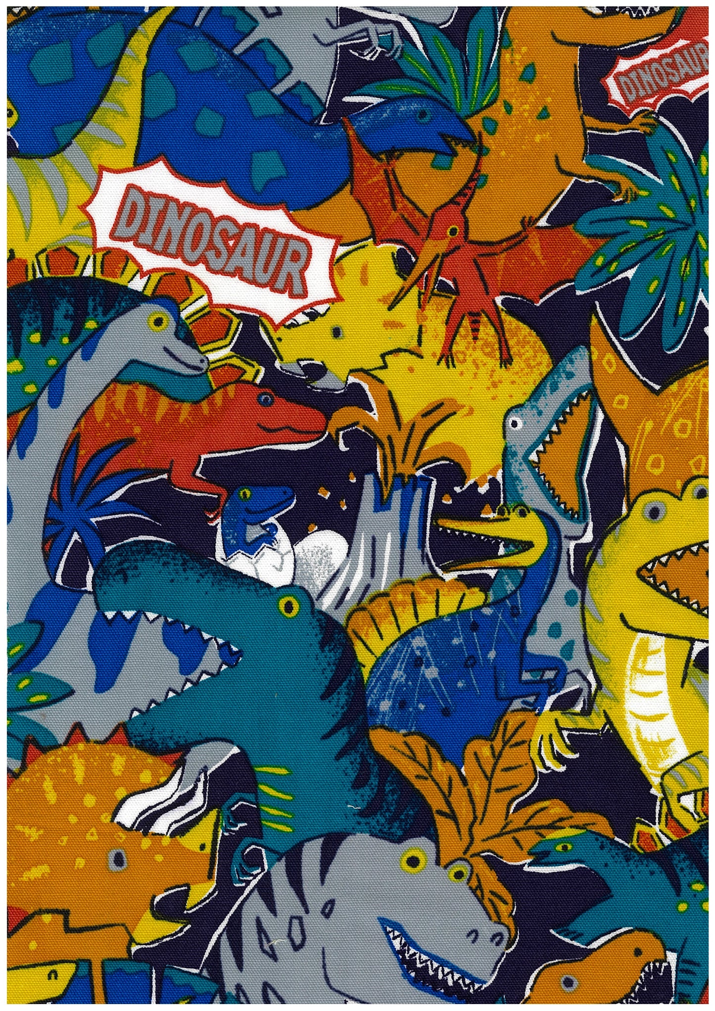 Powerful Animal Dinosaur Cotton Oxford YGA-89000-2