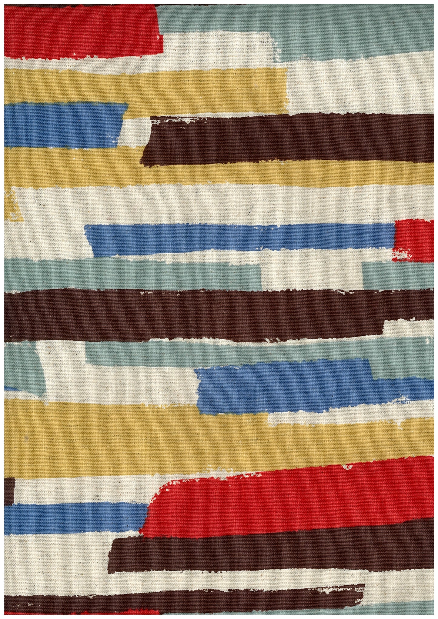 Art Genome Stripes Cotton Linen Blend Canvas YGA-89010-1