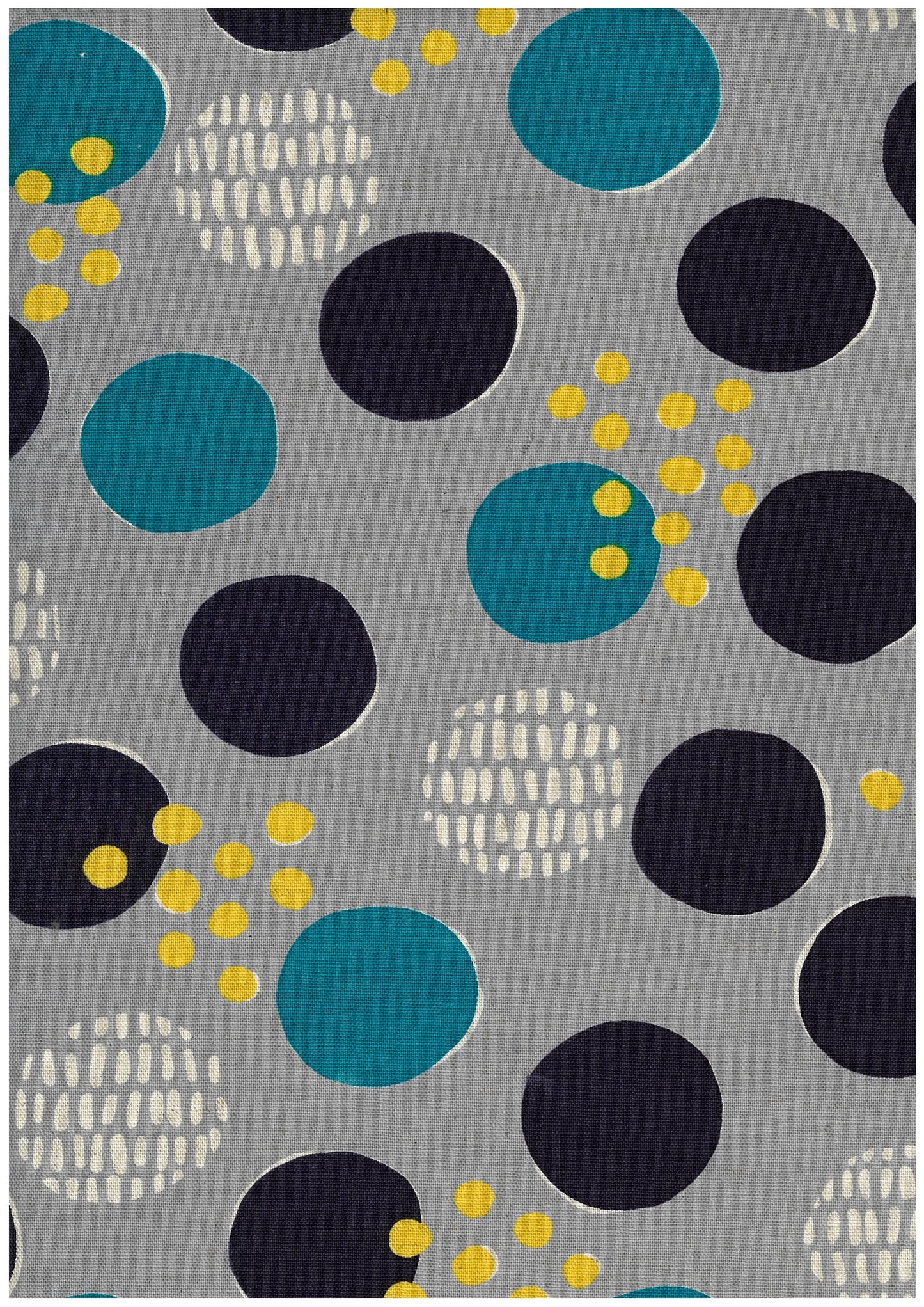 Art Genome Polka Dots Cotton Linen Blend Canvas YGA-89010-2