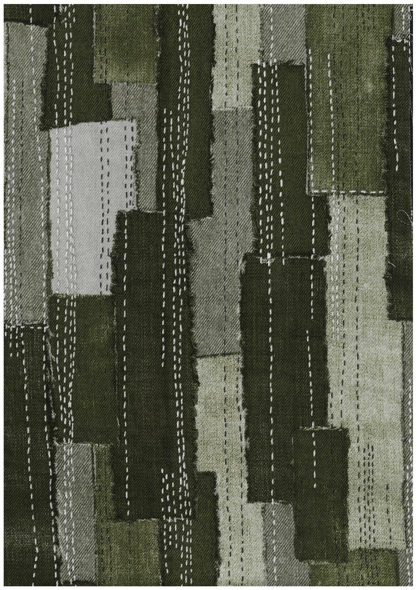 Denim Sashiko Look Cotton Twill YGA-89020-2