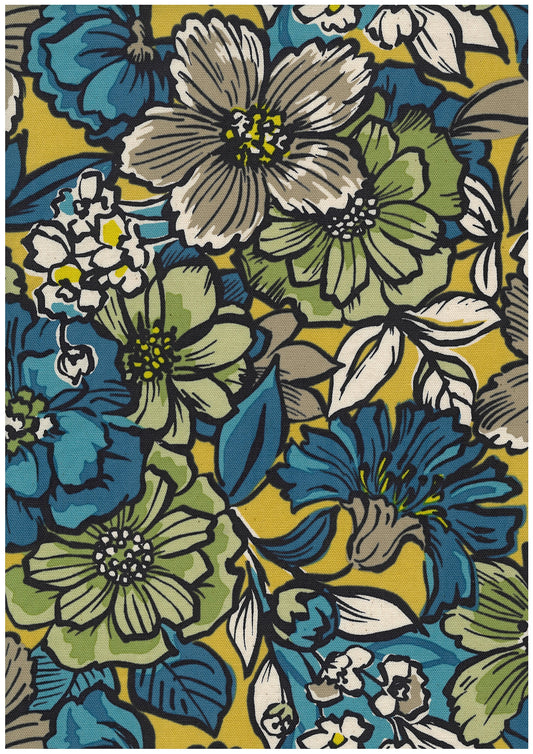 Jambo Floral Prints Cotton Oxford YGA-89030-2