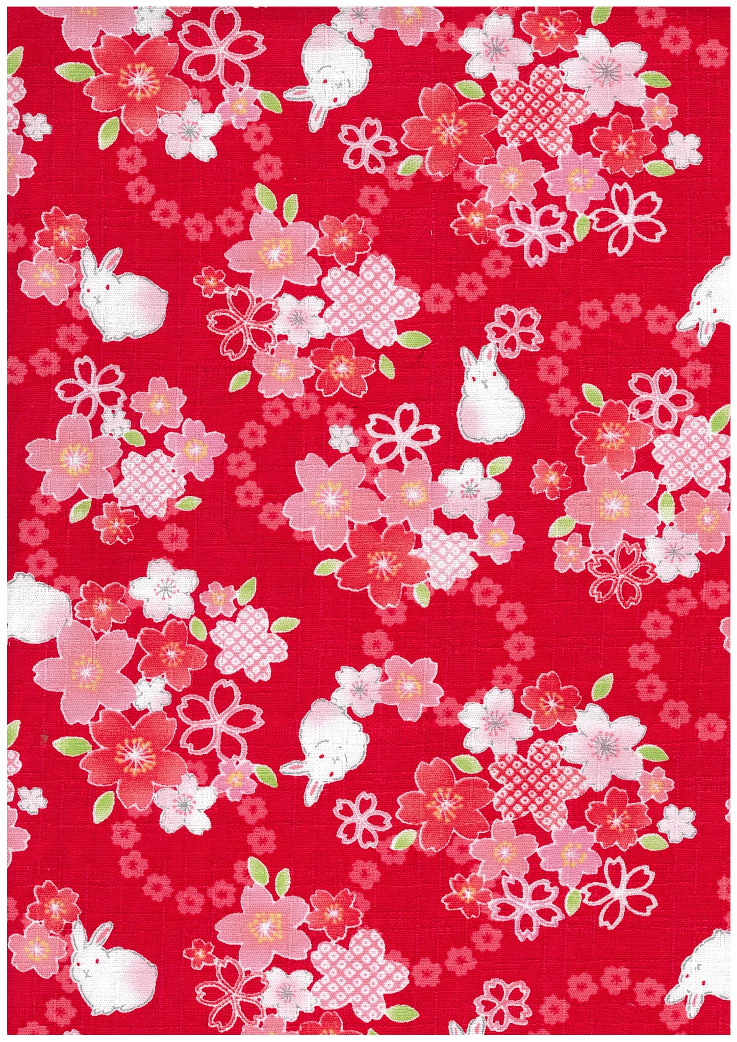 Rabbit Prints Cotton Dobby Cloth YGA-89040-1