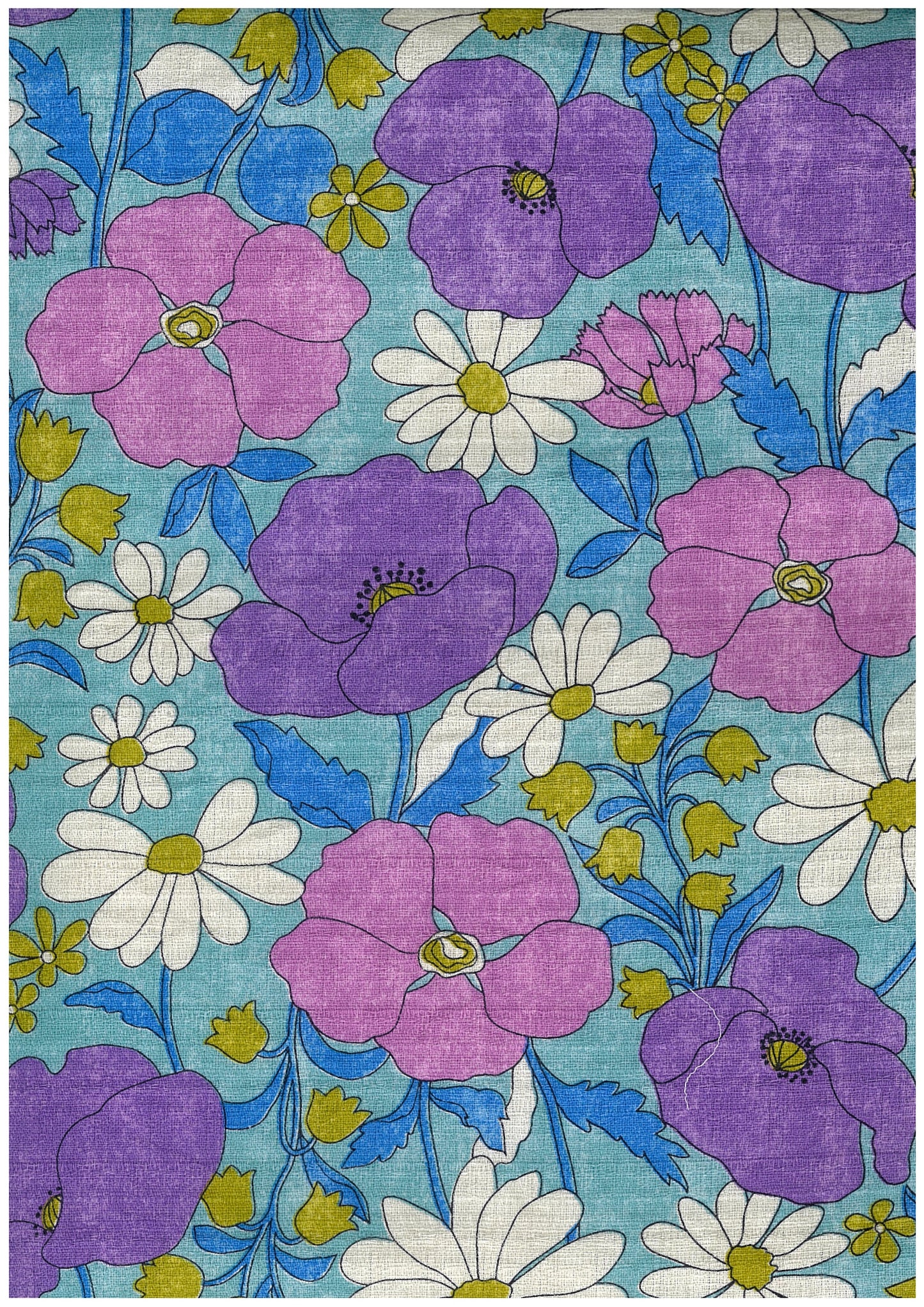 Sopo Retro Vintage Floral Cotton Dobby Cloth YGA-89060-1