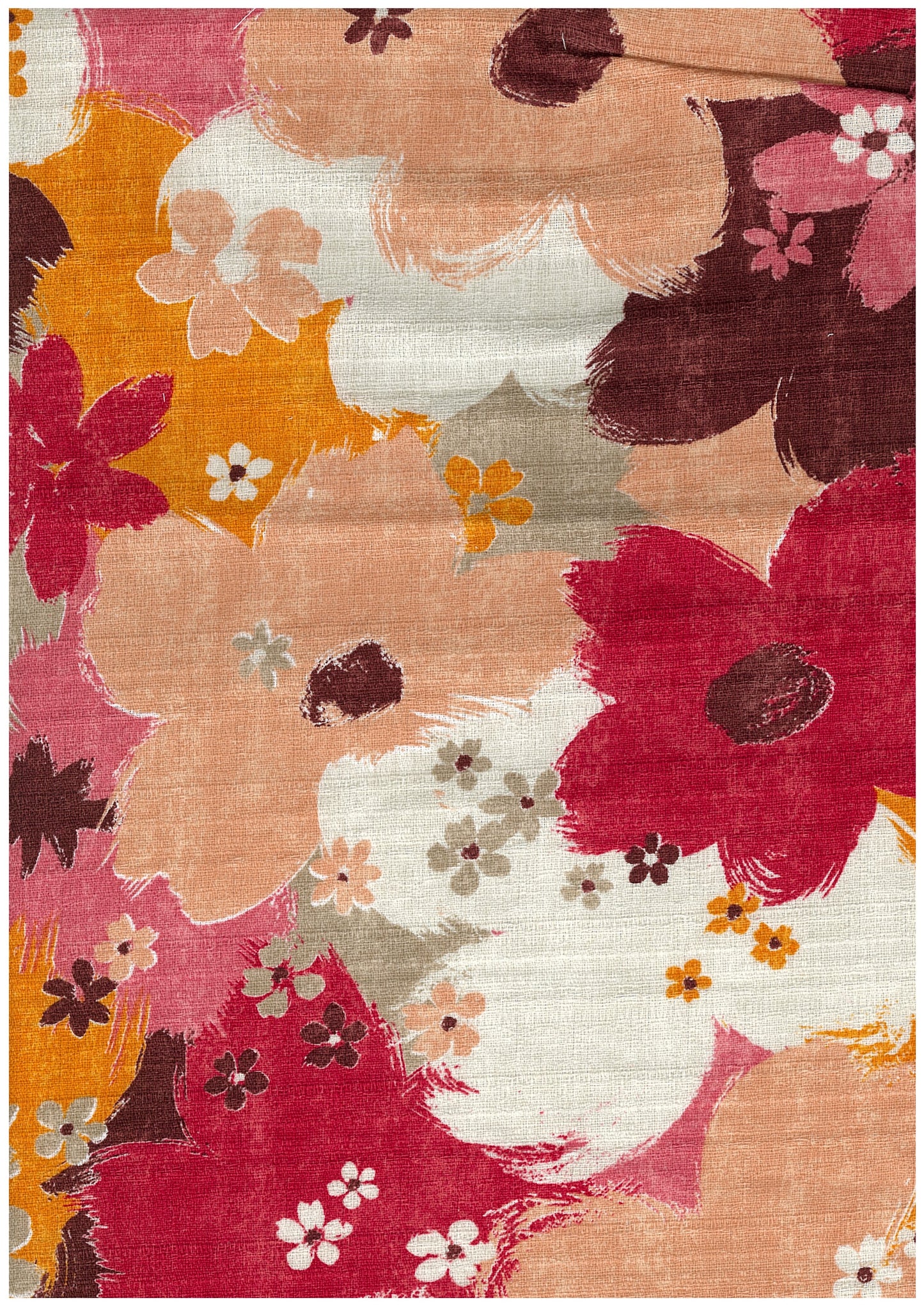 Sopo Retro Vintage Floral Cotton Dobby Cloth YGA-89060-2