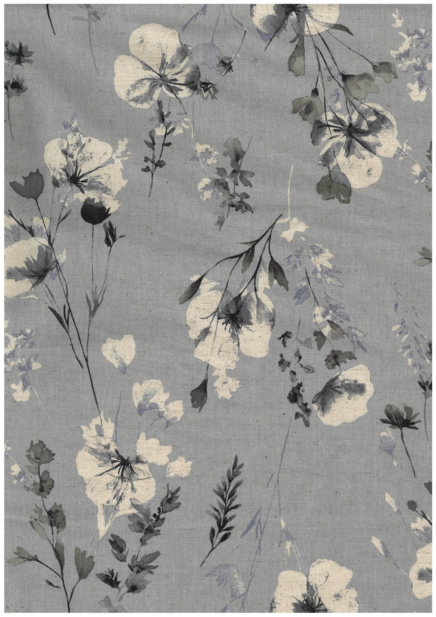 Natural Garden Cotton Linen Blend Sheeting YGA-89080-1