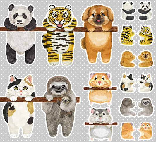 Home Deco Hanging Animals Cotton Sheeting YGA-91080-1