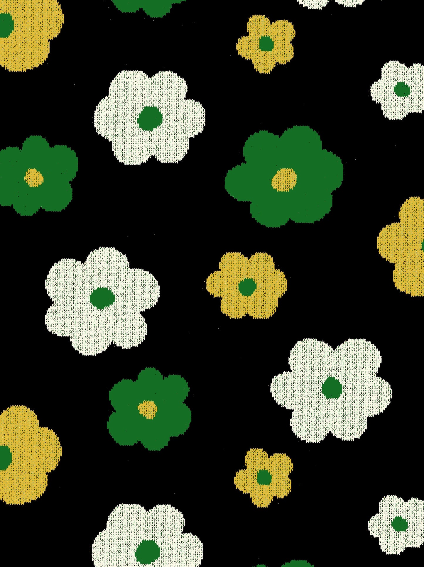 Flower Knit Jacquard YGA-96030-2