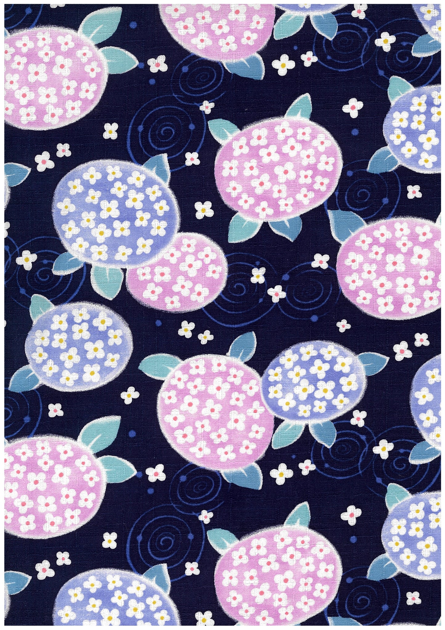 Iroha Hydrangeas Dobby Cloth YGA-96080-1