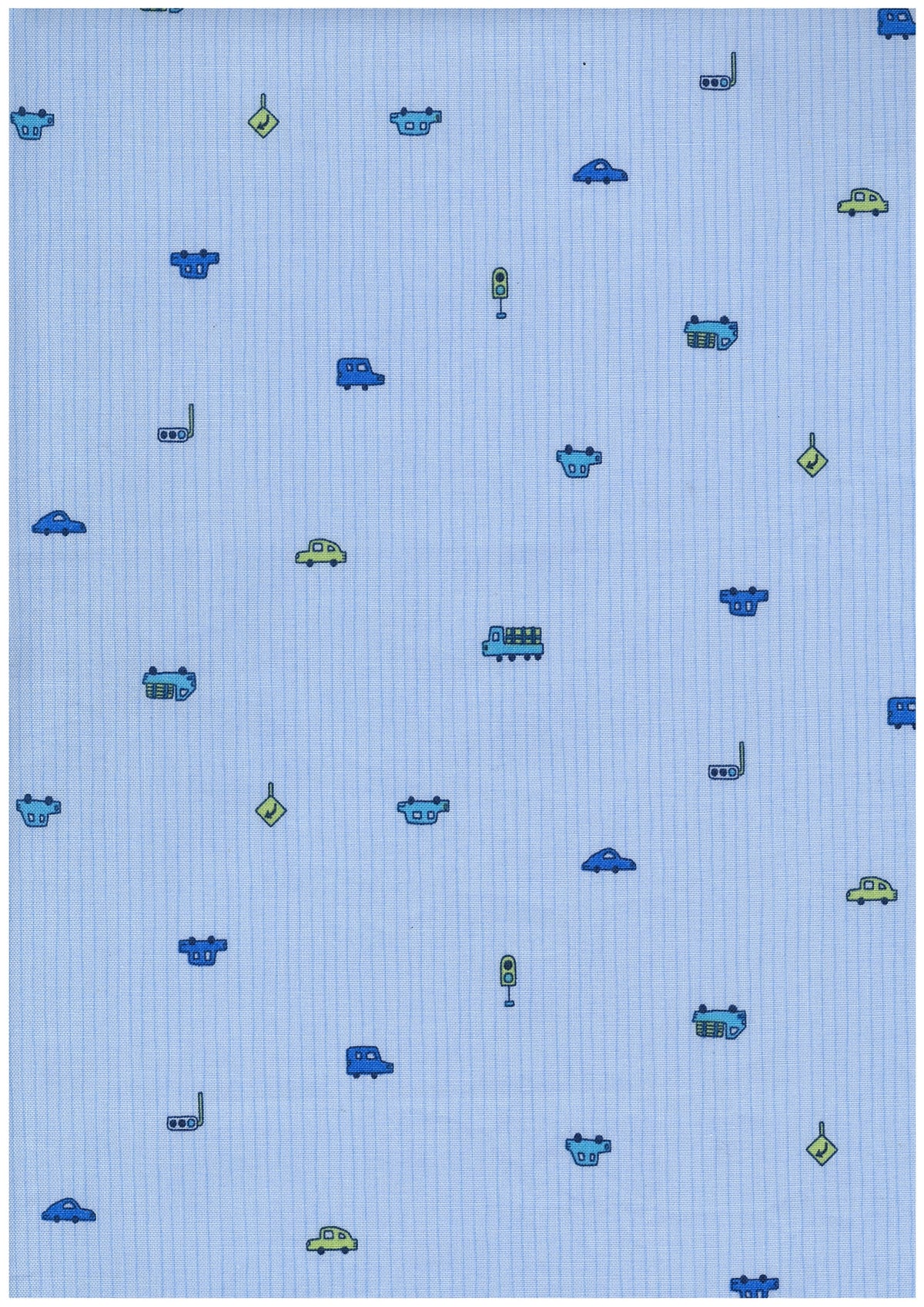 Car & Stripe Cotton Sheeting YGA-99000-2
