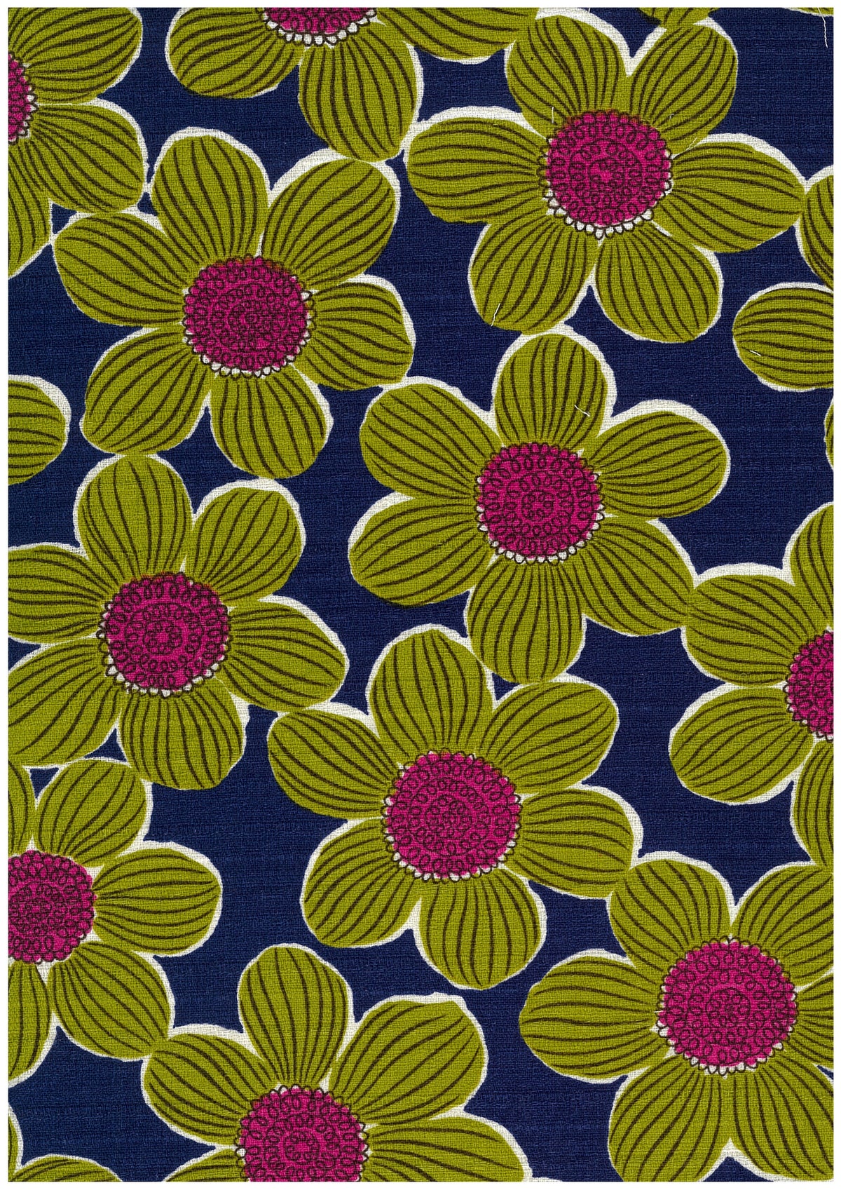 Jambo Flowers Cotton Dobby Cloth YGA-99040-1