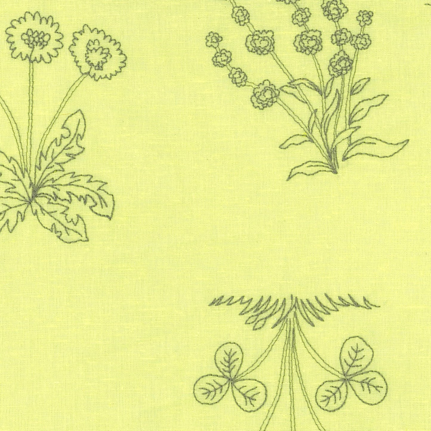 Embroidery Botanical Sheeting YKA-21070-1