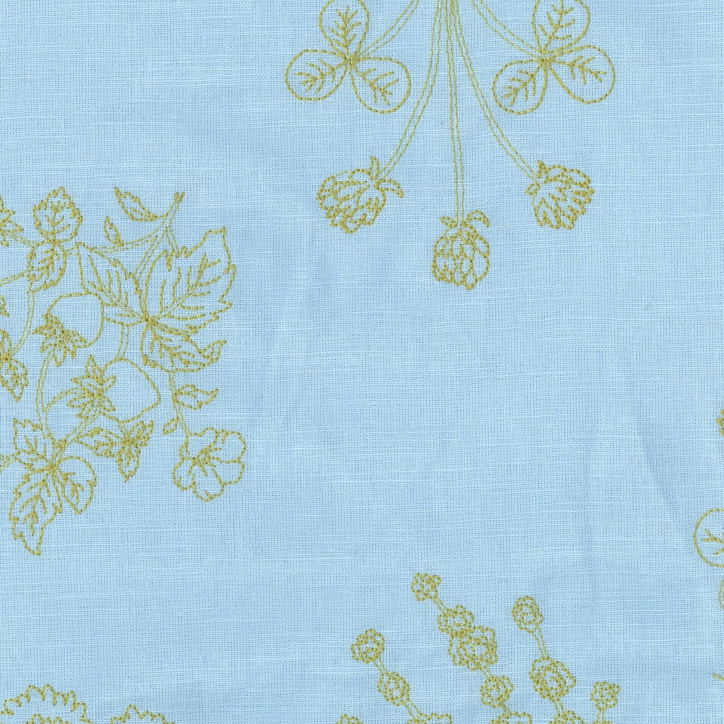 Embroidery Botanical Sheeting YKA-21070-1