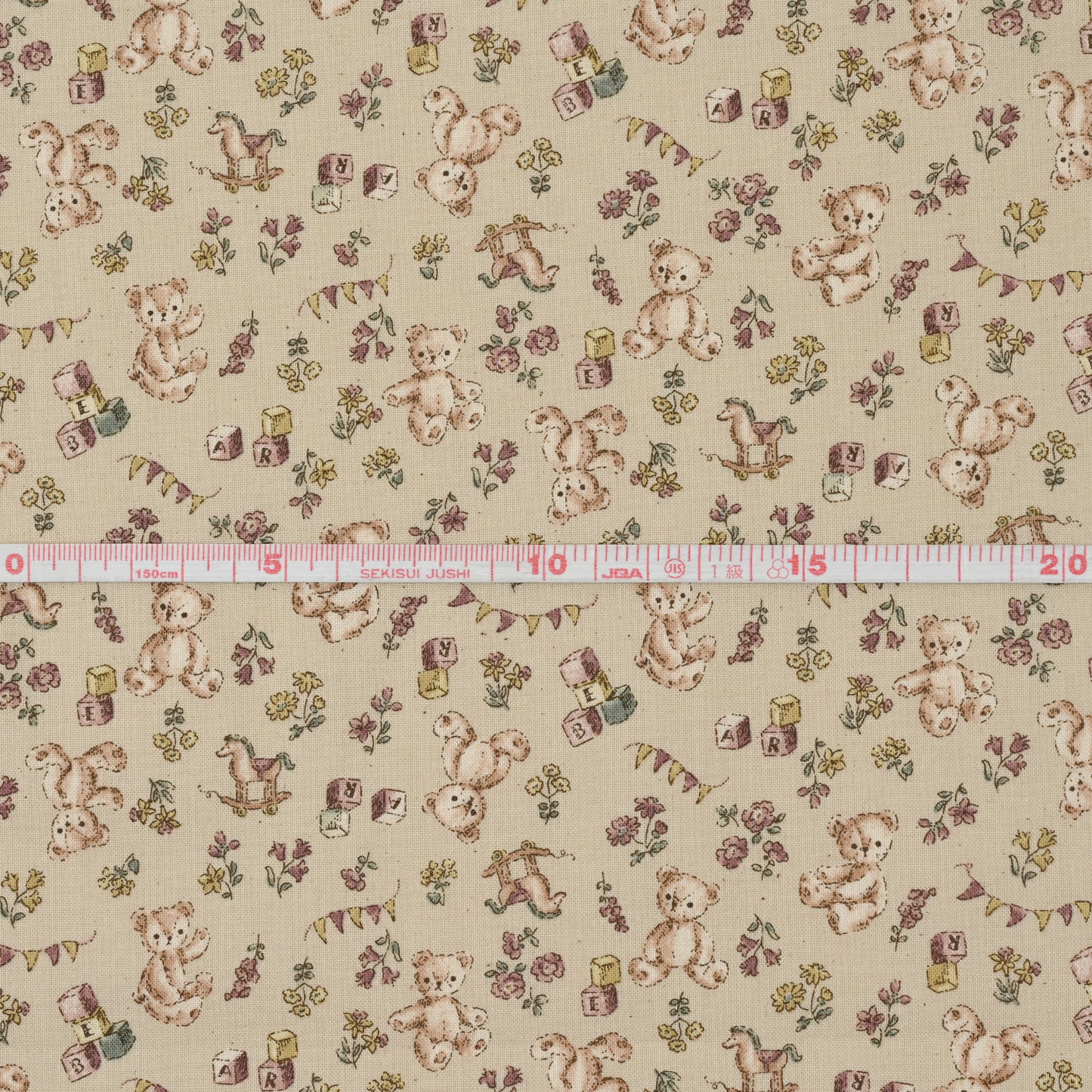 Petite Princesse Teddy Bear Sheeting YKA-29030-1