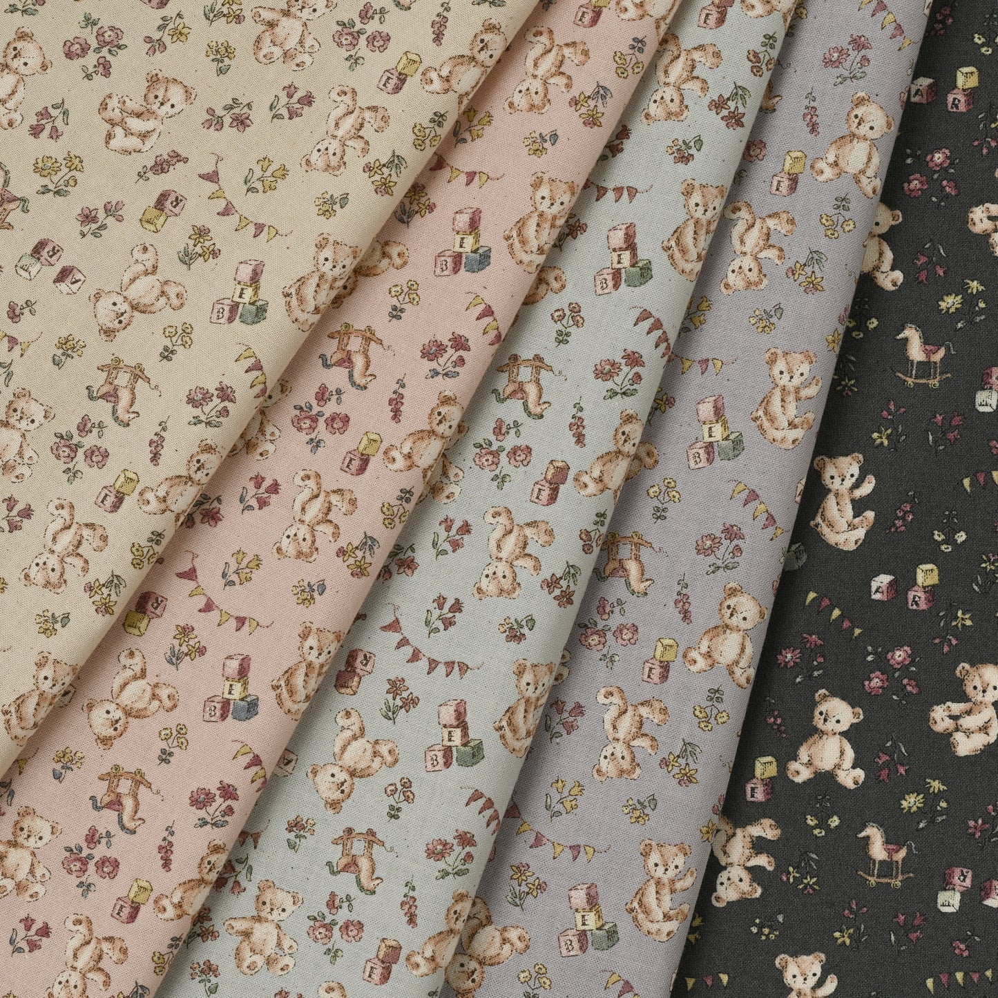 Petite Princesse Teddy Bear Sheeting YKA-29030-1