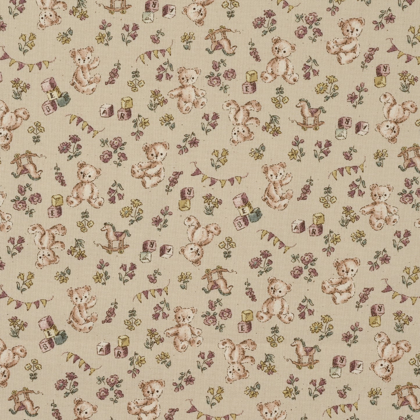Petite Princesse Teddy Bear Sheeting YKA-29030-1