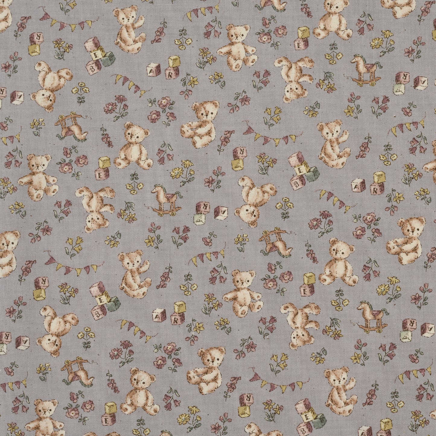 Petite Princesse Teddy Bear Sheeting YKA-29030-1