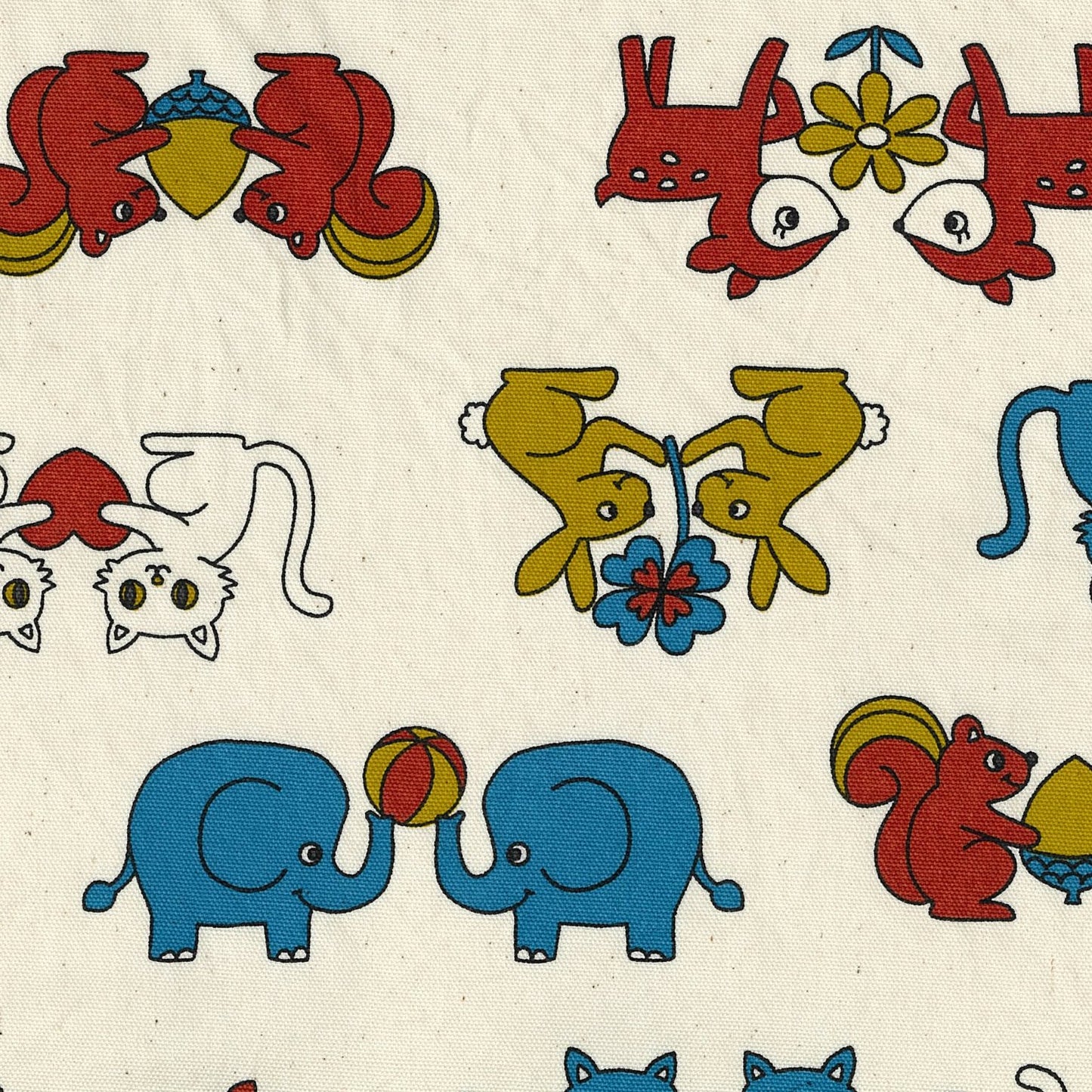 Retro School Animal Friends Oxford YKA-29040-2