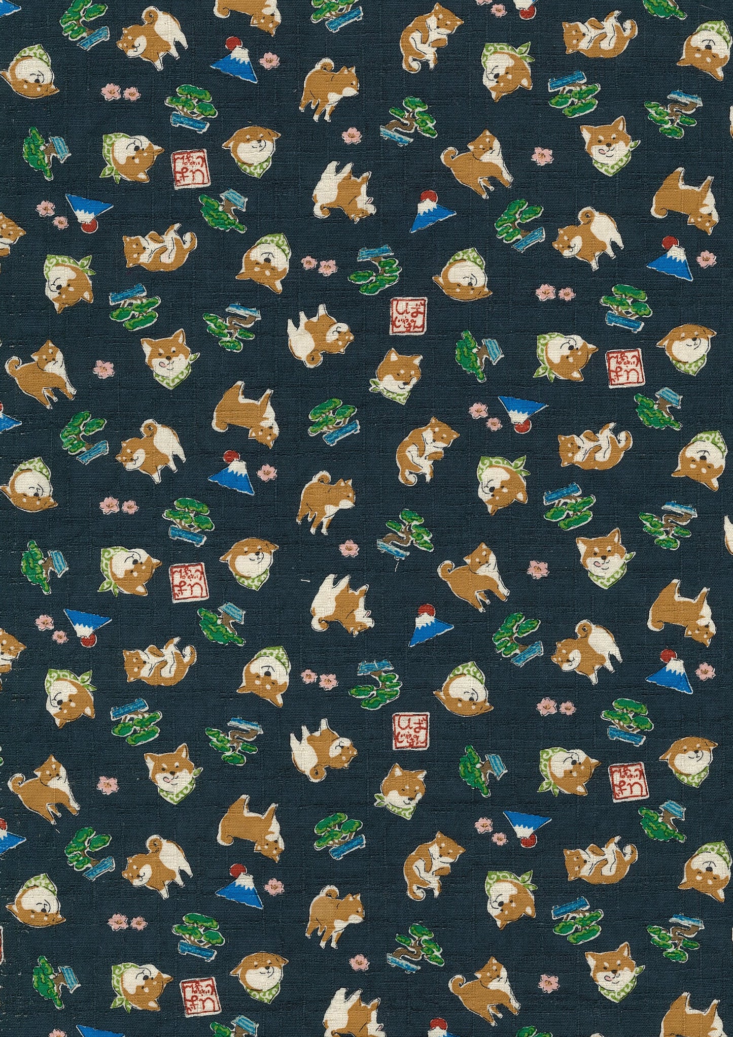 Funny Japan Shiba Inu Dobby Cloth YKA-31060-2