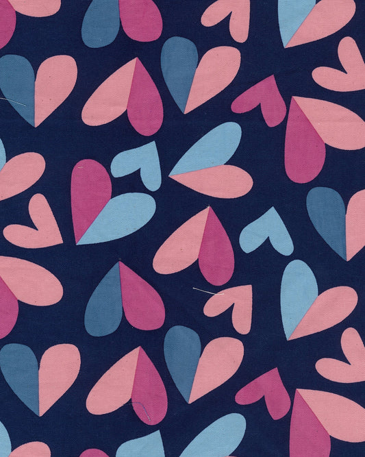 Retro Charm Heart Cotton Oxford YKA-36010-3