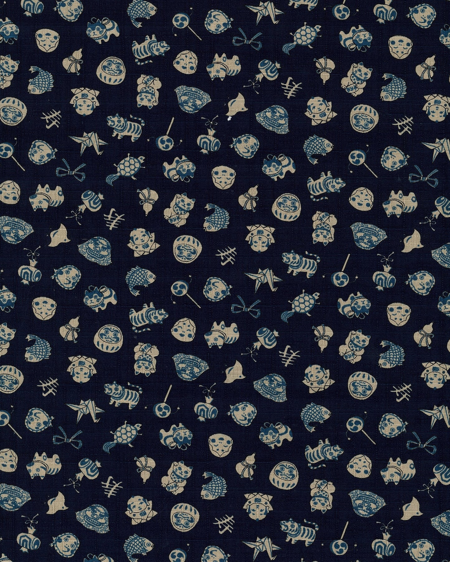 Chibi-pri Japan Cotton Dobby Cloth YKA-36040-1