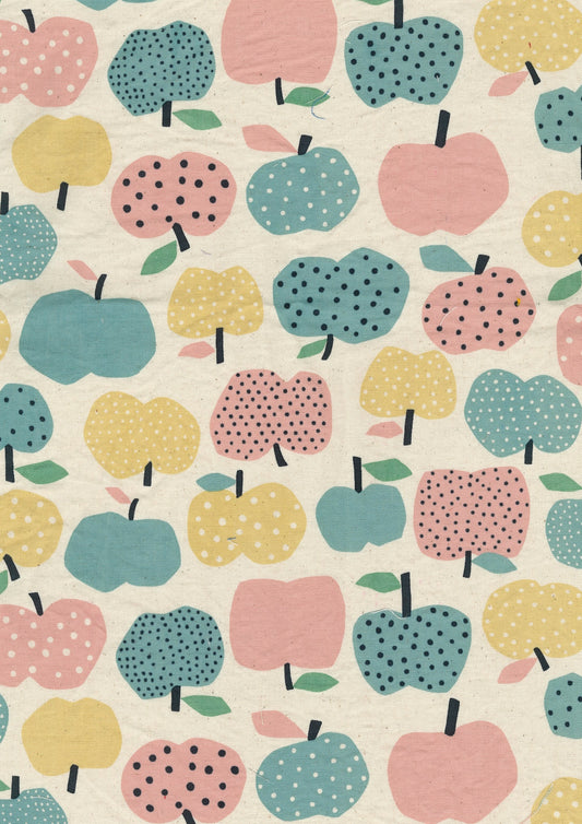 Nordic Girl Apples Cotton Oxford YKA-39010-1