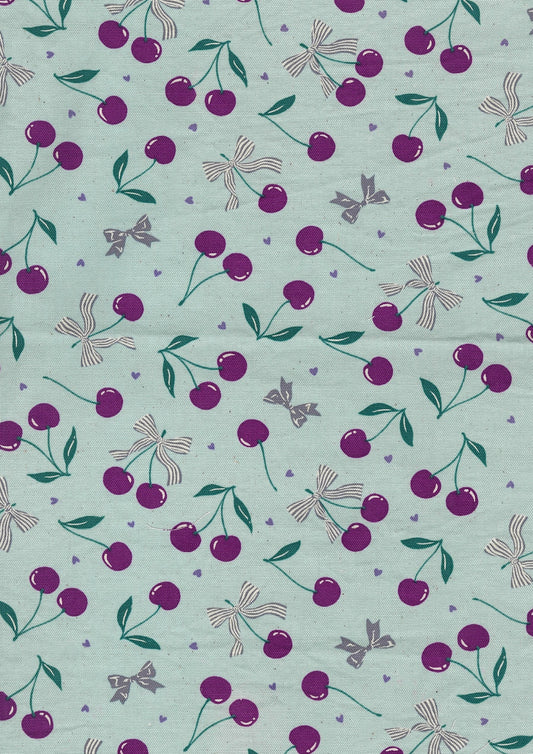 Cherry Bonbon Ribbons Cotton Oxford YKA-39020-1