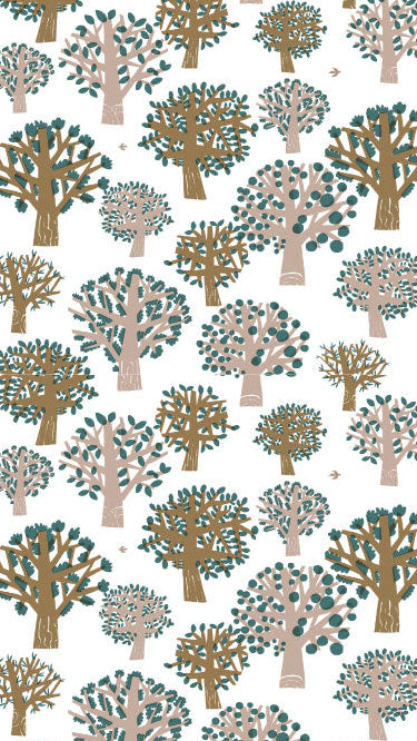 A Piece of Fabric Forest Cotton Sheeting YKA-49080-1