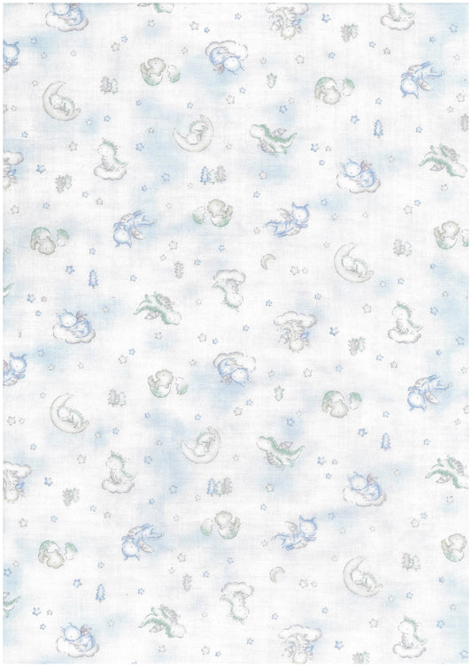 Royal Baby Dragon Cotton Double Gauze YPA-66020-1