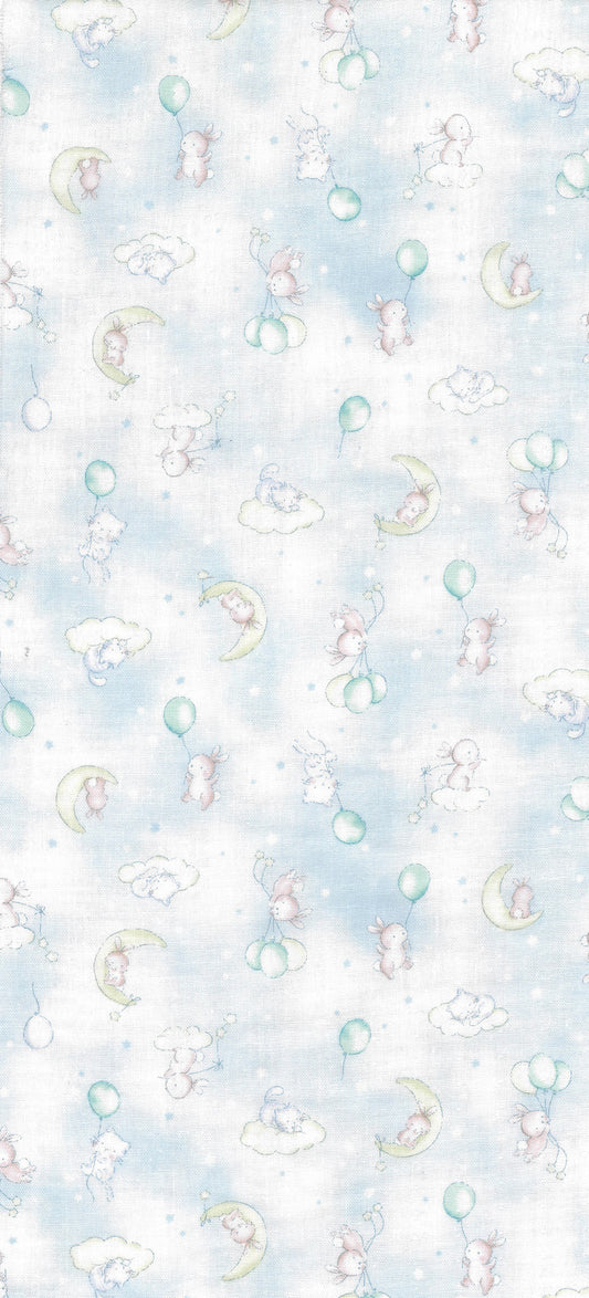 Royal Baby Rabbit & Kitty Cotton Double Gauze YPA-66020-2