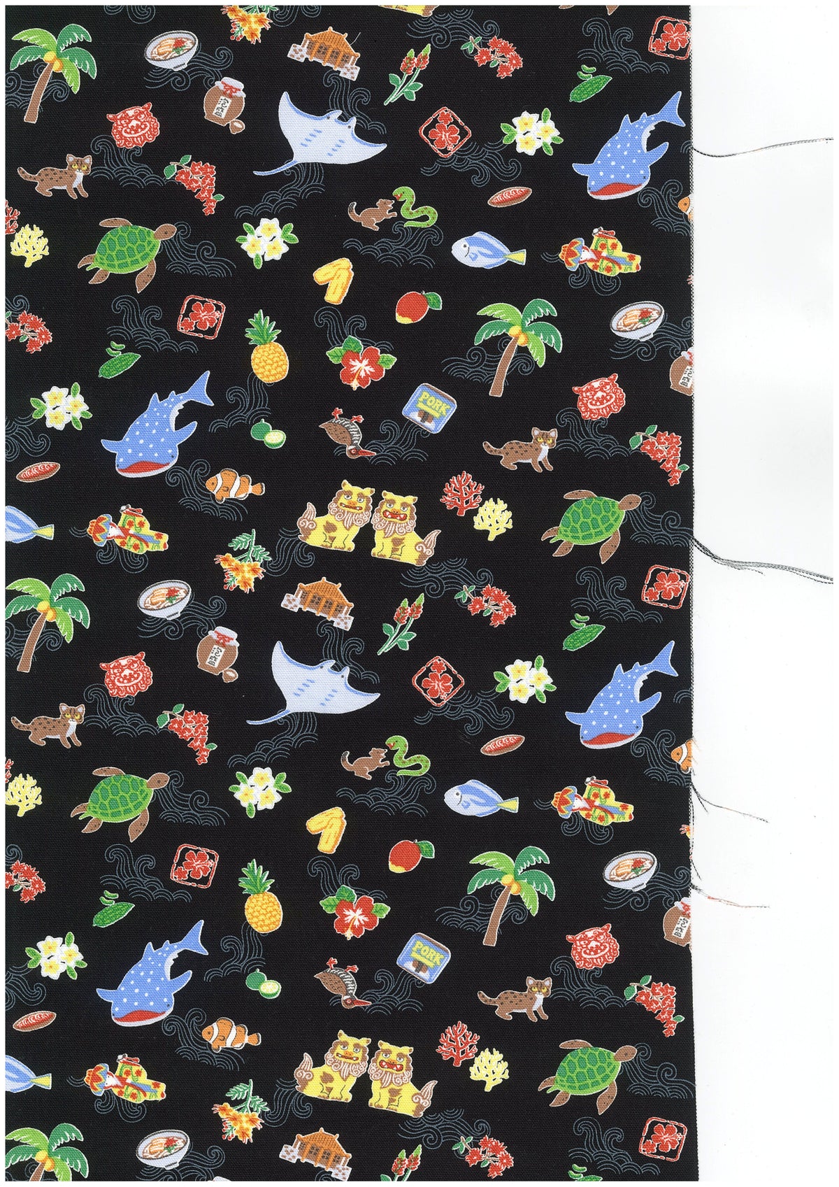 Okinawa Prints Cotton Oxford YPA-79030-1
