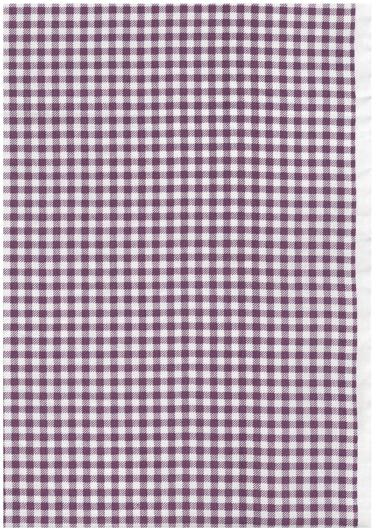 Gingham Check Cotton Oxford YQA-29050-1
