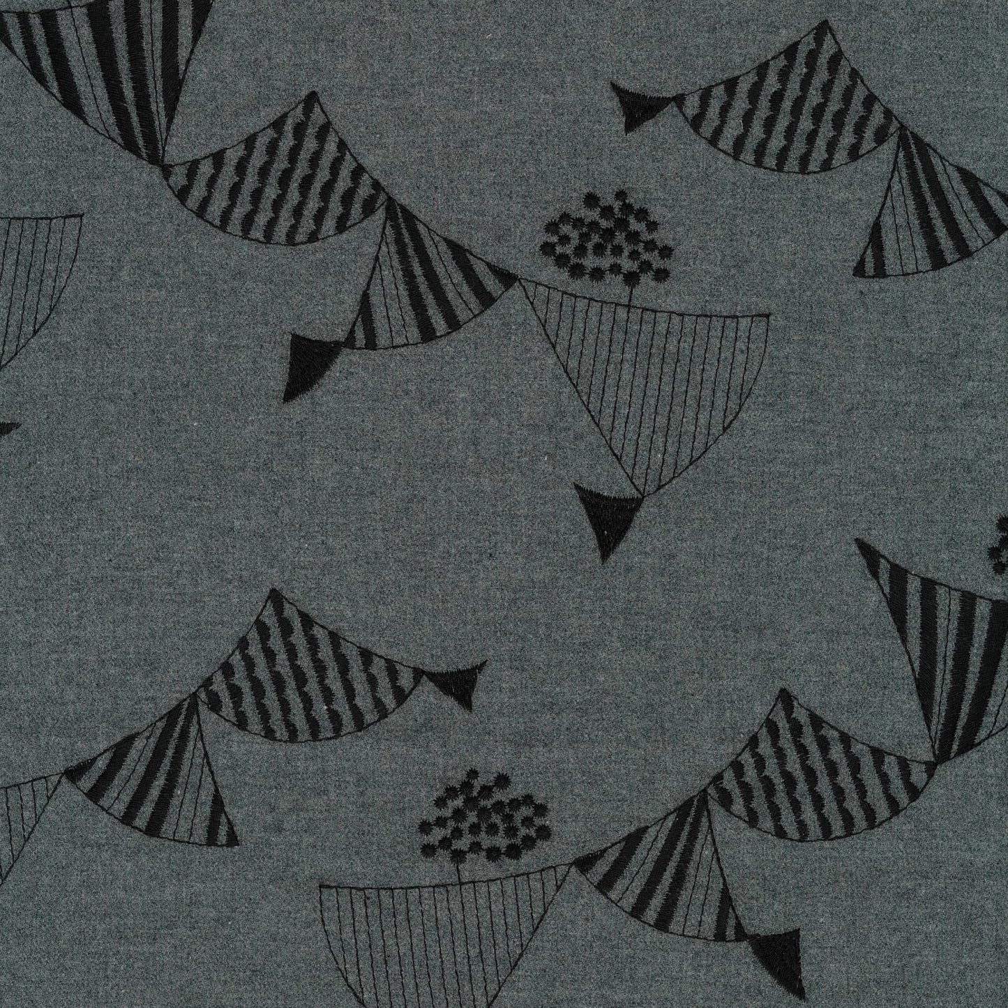 echino Embroidery Garland Light Brushed Viera EKX-98080-81