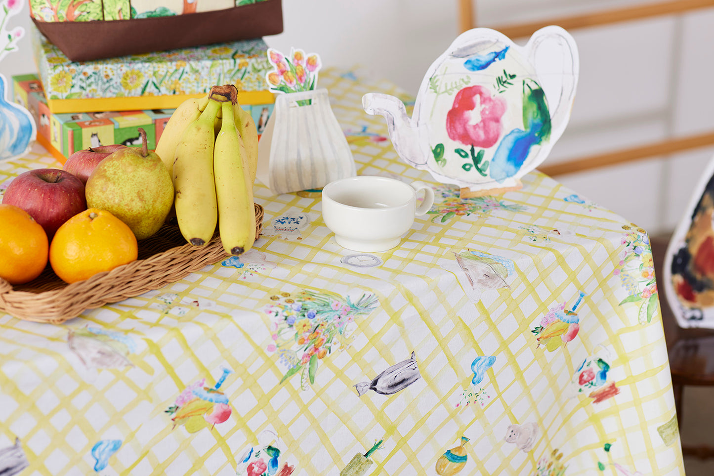 Paper Message Flower Vase Tablecloth Sheeting EGXA-8006-4