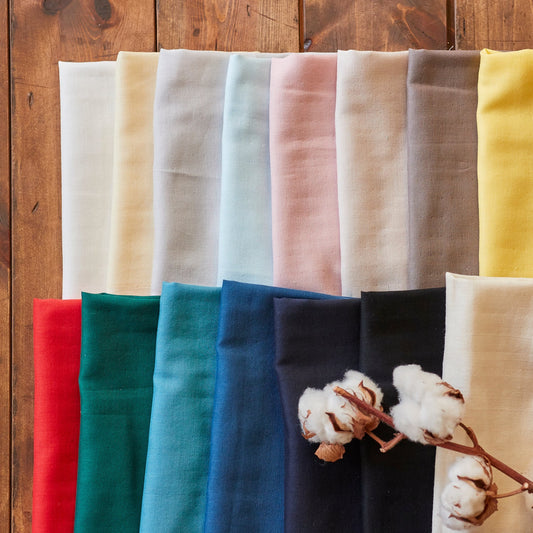 Organic Cotton 100% Double Gauze 15 Colors